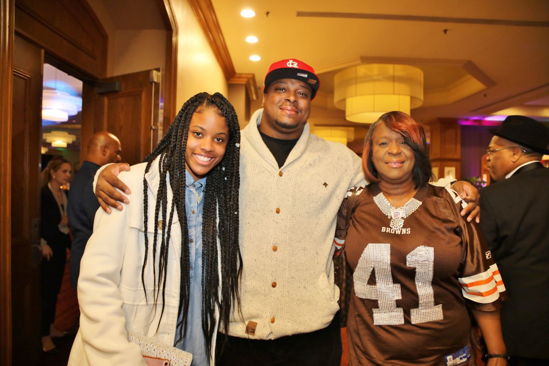 Kelsey Johnson, Charles Ali, Charline Gilkei